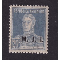 ARGENTINA SERVICIO OFICIAL GJ 404 ESTAMPILLA NUEVA MINT U$  0,90